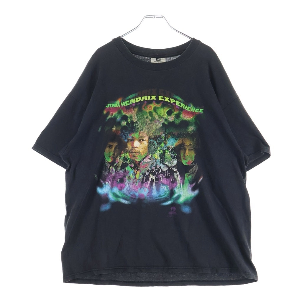 VINTAGE(ヴィンテージ) The Jimi Hendrix Experience BBC Sessions ジミ ヘンドリックス グラフィックプリント クルーネック 半袖Tシャツカットソー ブラック