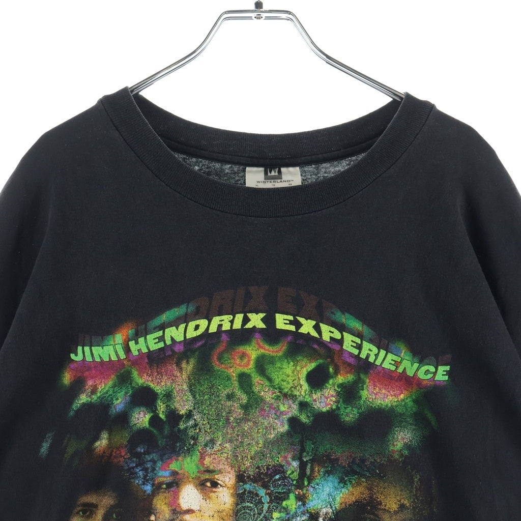 VINTAGE(ヴィンテージ) The Jimi Hendrix Experience BBC Sessions ジミ ヘンドリックス グラフィックプリント クルーネック 半袖Tシャツカットソー ブラック