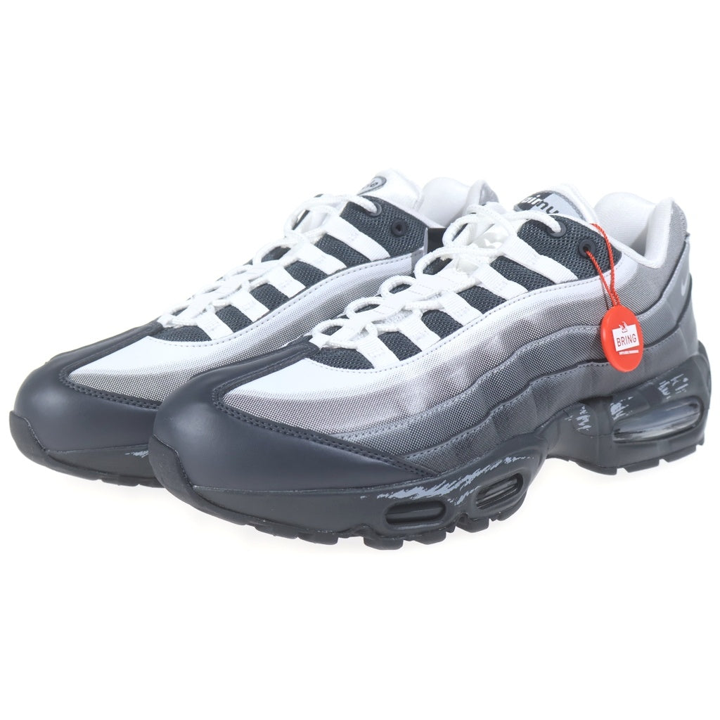 NIKE(ナイキ) ×Yu-Gi-Oh! AIR MAX 95 MUSCLE/JONOUCJI 遊戯王 城之内 エアマックス95 エアマッスル ローカットスニーカー ホワイト/ブラック US10/28cm II7404-100