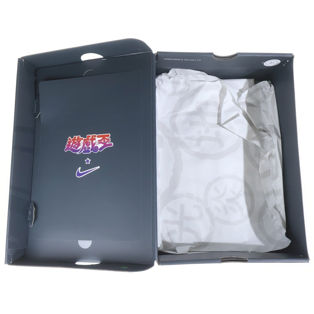 NIKE(ナイキ) ×Yu-Gi-Oh! AIR MAX 95 MUSCLE/JONOUCJI 遊戯王 城之内 エアマックス95 エアマッスル ローカットスニーカー ホワイト/ブラック US10/28cm II7404-100