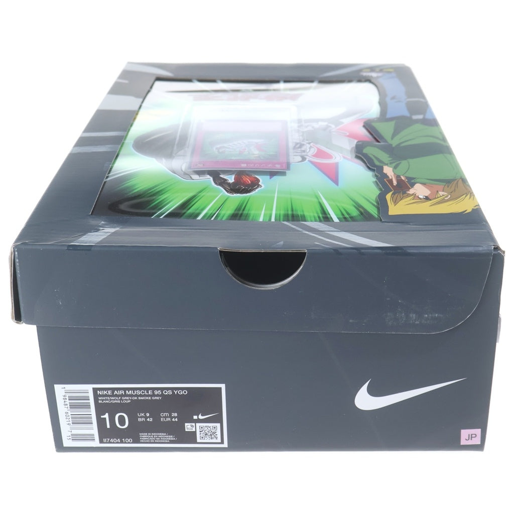 NIKE(ナイキ) ×Yu-Gi-Oh! AIR MAX 95 MUSCLE/JONOUCJI 遊戯王 城之内 エアマックス95 エアマッスル ローカットスニーカー ホワイト/ブラック US10/28cm II7404-100
