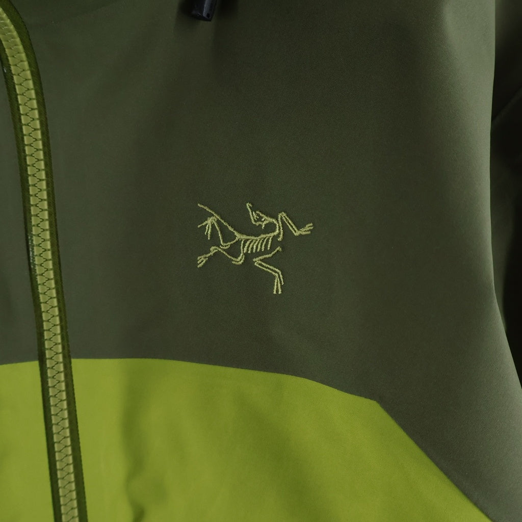 ARC'TERYX(アークテリクス) Beta AR Jacket フロントロゴ刺繍 ナイロン マウンテンパーカー ブルゾン グリーン X000009863