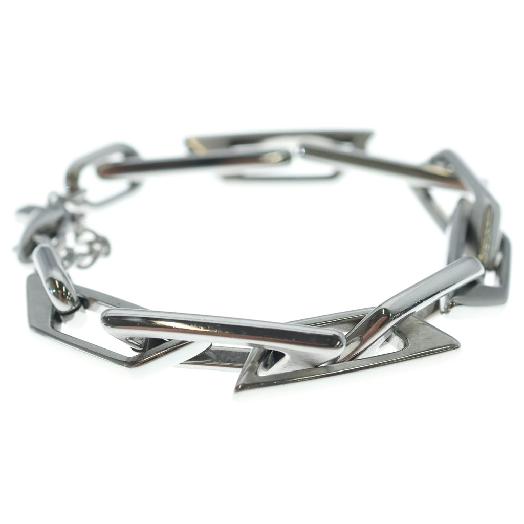 DIESEL(ディーゼル) Dロゴ チェーン ブレスレット シルバー DX1577040