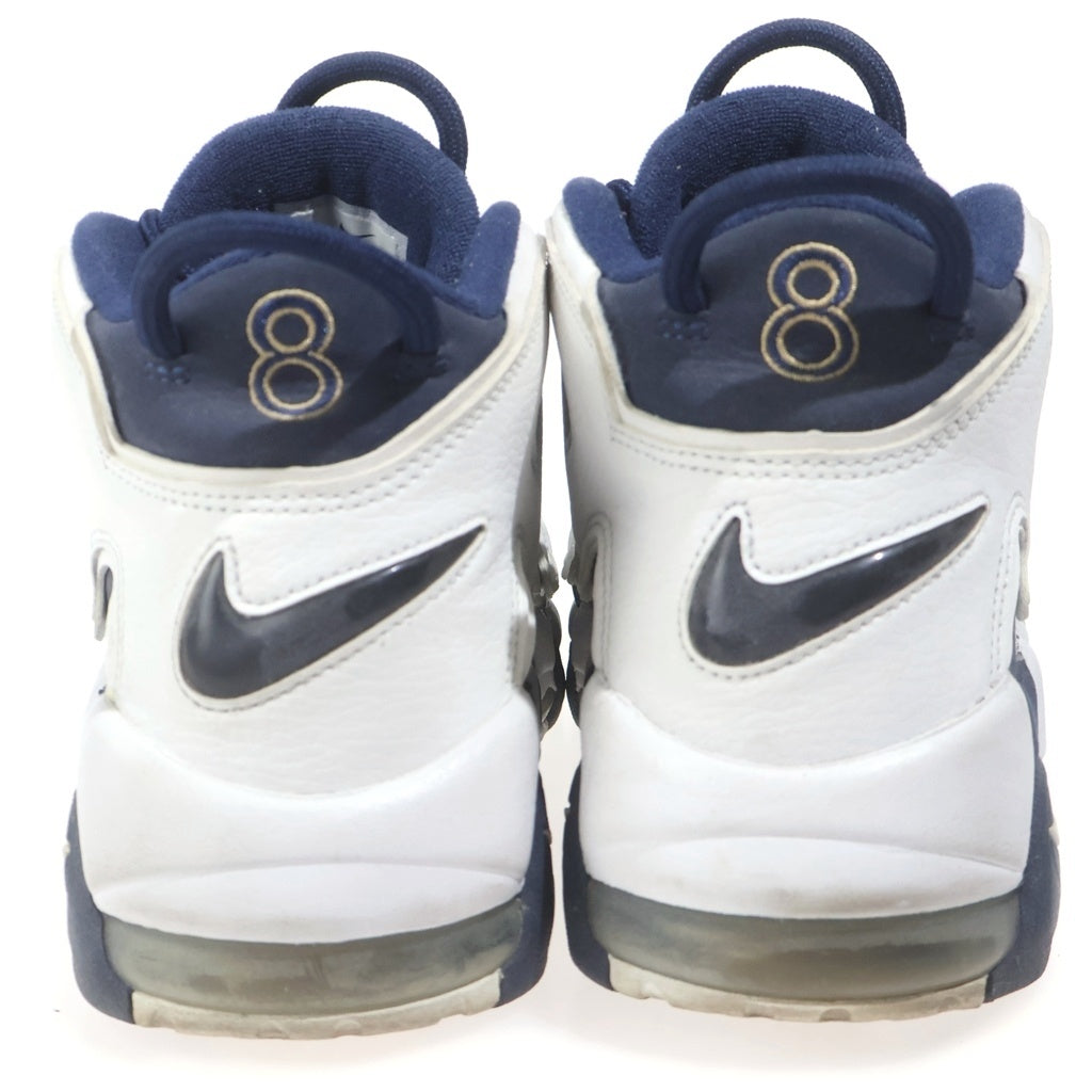 NIKE(ナイキ) AIR MORE UPTEMPO Olympic エアモアアップテンポ オリンピック ハイカットスニーカー ホワイト/ネイビー US10.5/28.5cm 414962‐104