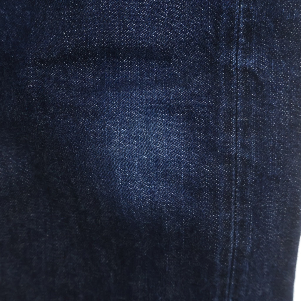 EVISU(エビス) カモメ刺繍 ボタンフライ ストレートデニムパンツ インディゴ