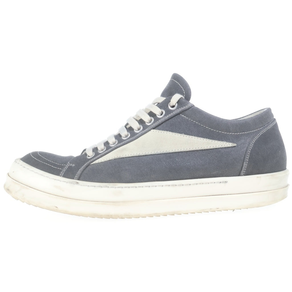 Rick Owens DRKSHDW(リックオウエンス ダークシャドウ) Hollywood Vintage Sneaks ハリウッド ヴィンテージ スニークス ローカットスニーカー グレー DU01C6803 DKLVS