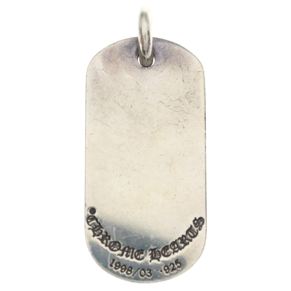 CHROME HEARTS(クロムハーツ) RAISED STAR DOGTAG LA レイズドスタードッグタグ LA限定 シルバーネックレストップ