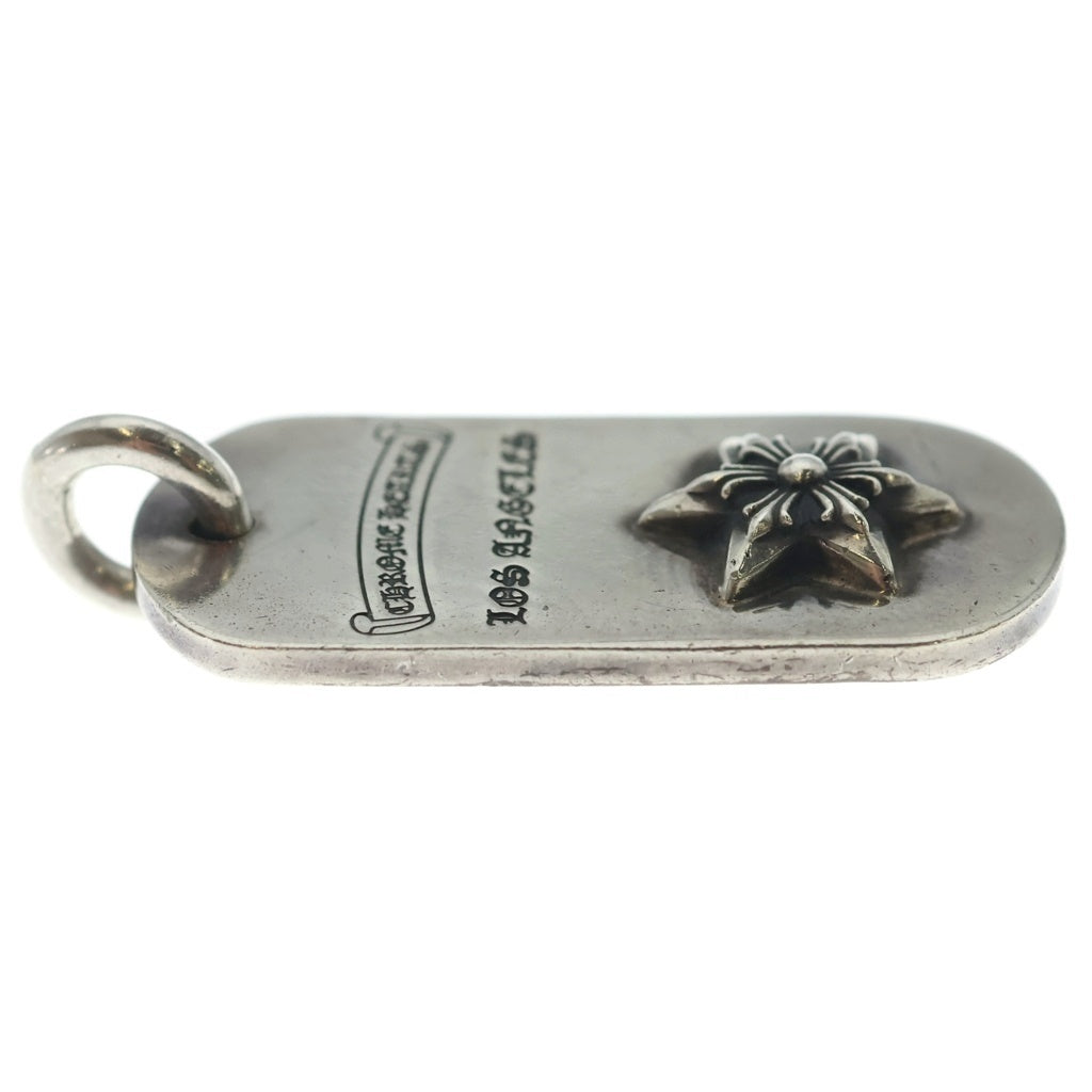 CHROME HEARTS(クロムハーツ) RAISED STAR DOGTAG LA レイズドスタードッグタグ LA限定 シルバーネックレストップ