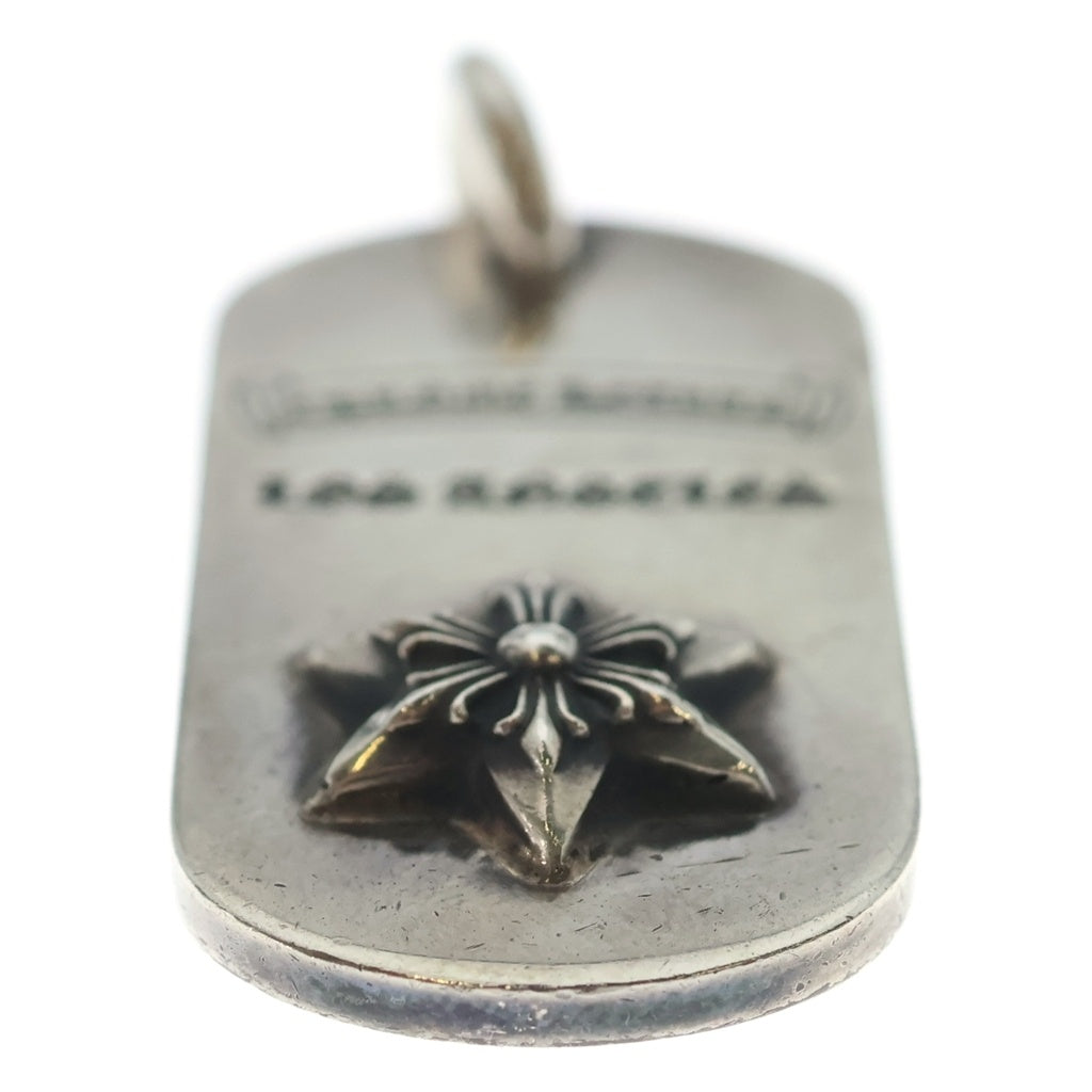 CHROME HEARTS(クロムハーツ) RAISED STAR DOGTAG LA レイズドスタードッグタグ LA限定 シルバーネックレストップ