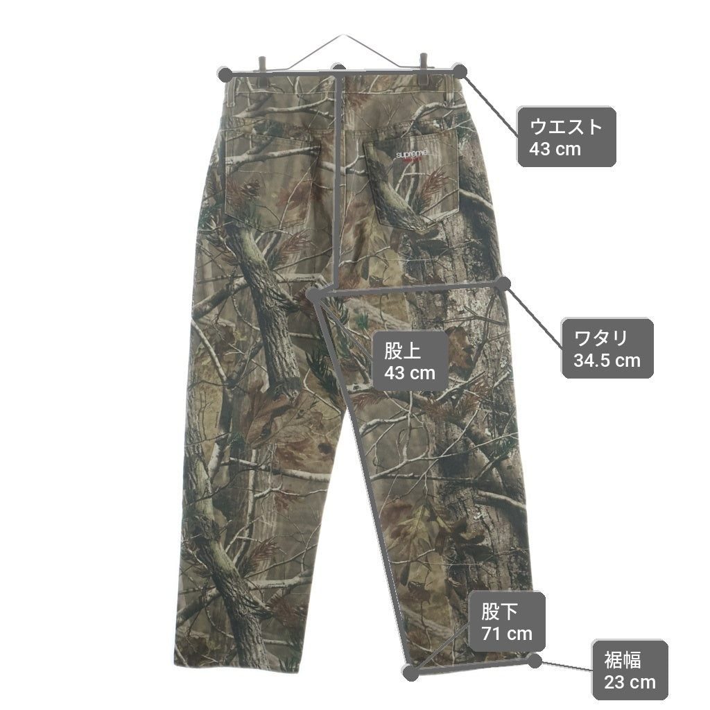 SUPREME(シュプリーム) 25AW Baggy Realtree AP Jean Como Denim Pants バギー カモ ジーンズ デニムパンツ ブラウン