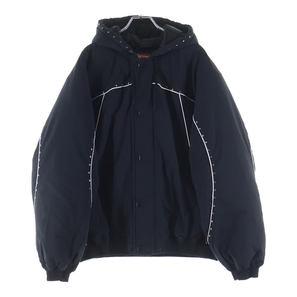 SUPREME(シュプリーム) 25SS Studded Stadium Jacket スタッズ スタジアム ジャケット ブルゾン ブラック