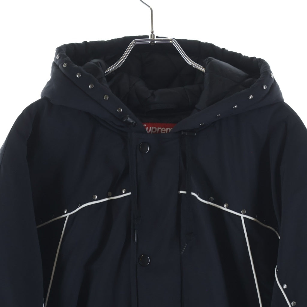 SUPREME(シュプリーム) 25SS Studded Stadium Jacket スタッズ スタジアム ジャケット ブルゾン ブラック