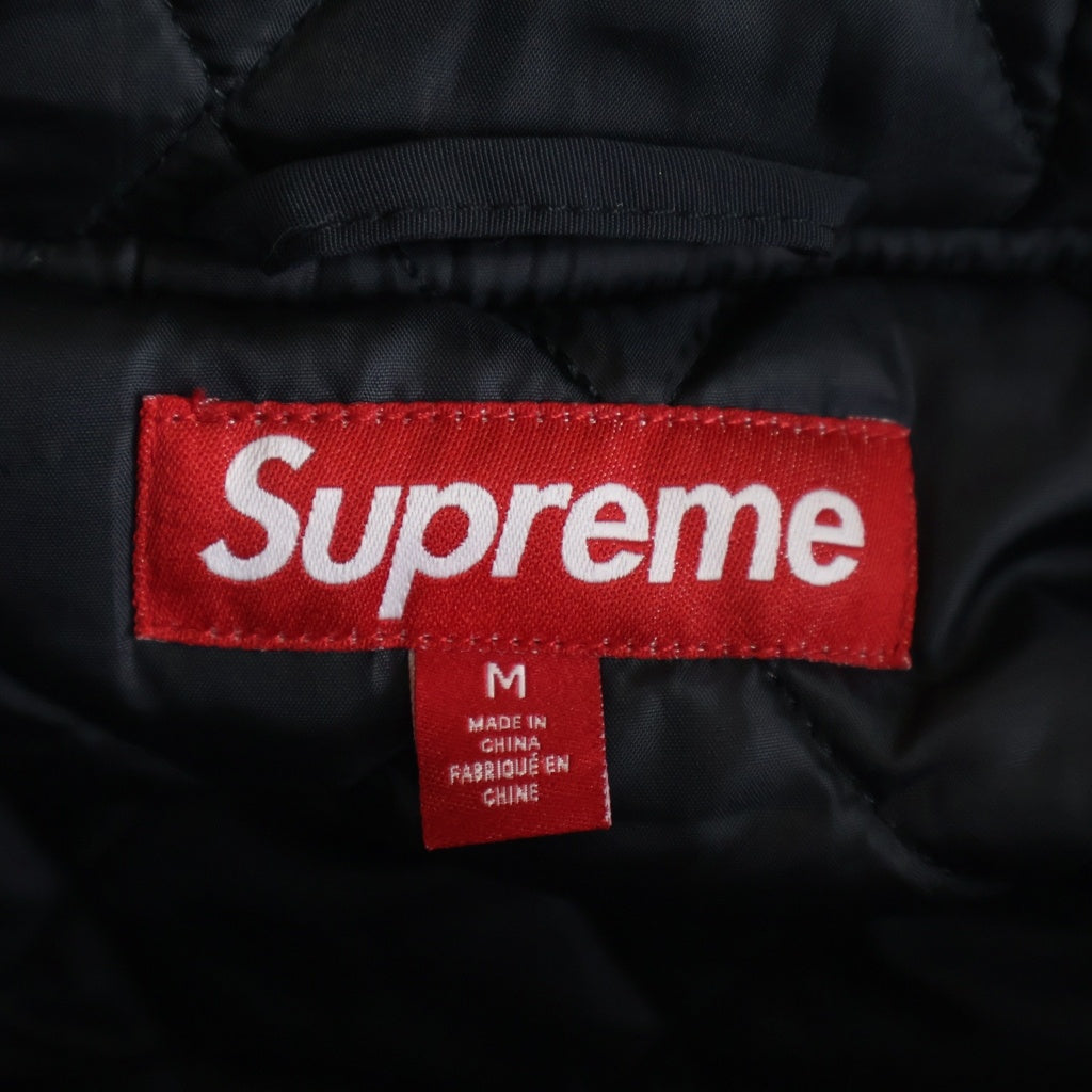 SUPREME(シュプリーム) 25SS Studded Stadium Jacket スタッズ スタジアム ジャケット ブルゾン ブラック
