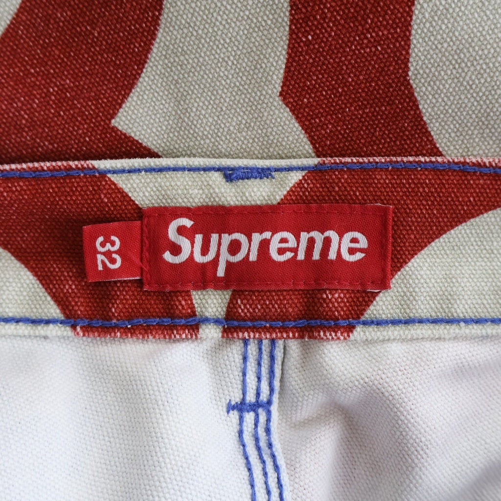 SUPREME(シュプリーム) 26SS Flag Double Knee Painter Pant フラッグ ダブルニー ペインター パンツ ブルー/レッド