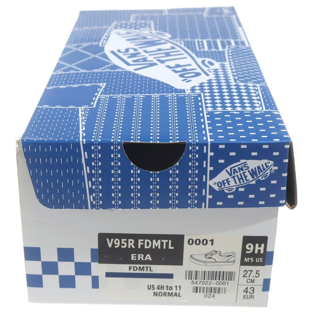 VANS(ヴァンズ) ×FDML Era ファンダメンタル エラ 刺し子 パッチワーク ローカットスニーカー インディゴ