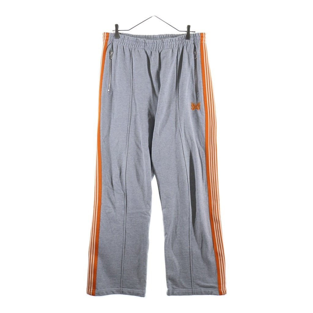 Needles(ニードルス) 26SS Track Pant サイドライン スウェット トラックパンツ グレー/オレンジ RW1580