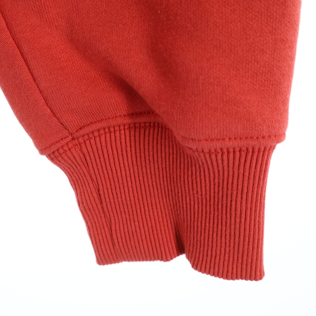 STUSSY(ステューシー) 25SS CLASSIC GEAR HOODIE クラシックギア 両面ロゴプリント プルオーバースウェットパーカー レッド 1925084
