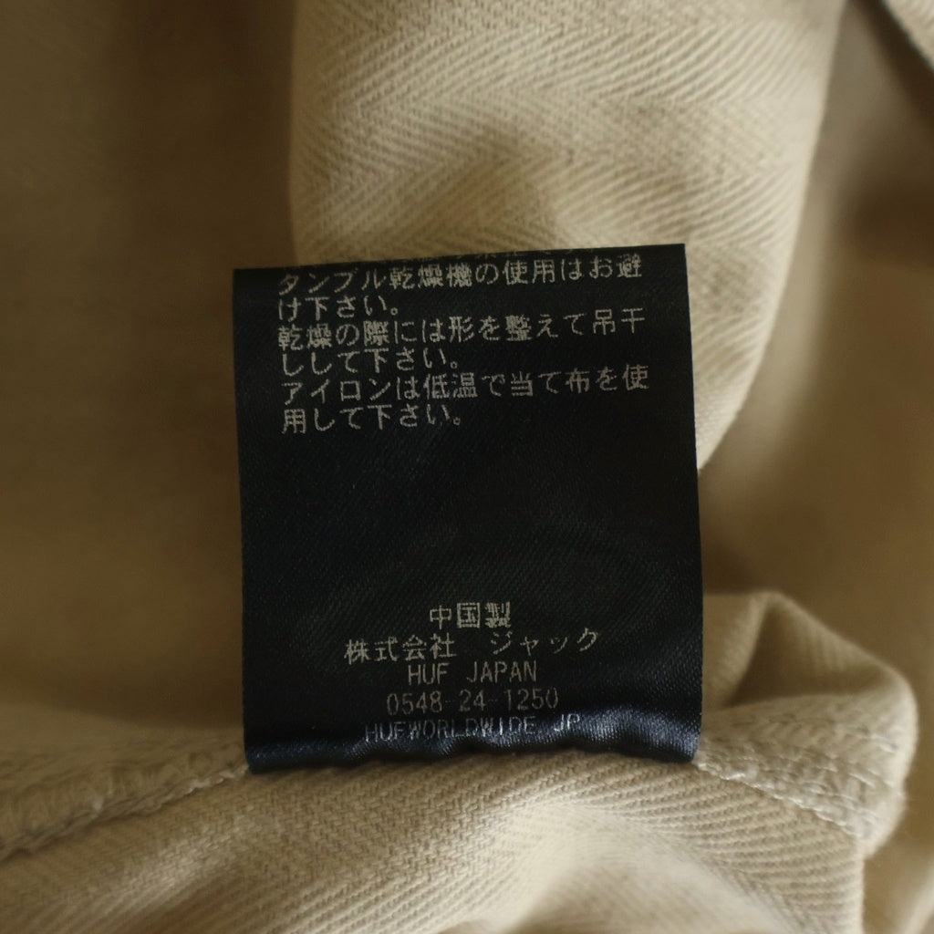 HUF(ハフ) Double Knee Cargo Pant ダブルニー ポケット カーゴ パンツ ベージュ WBT0035