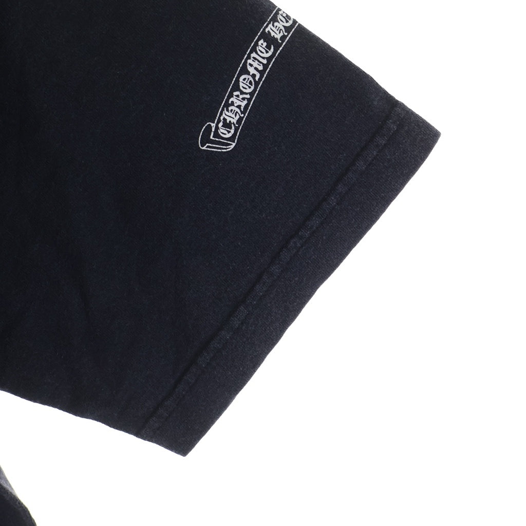 CHROME HEARTS(クロムハーツ) OLD CH CRS T-BAR TEE オールド CHクロス ティーバー 両面プリント 半袖Tシャツ カットソー ブラック