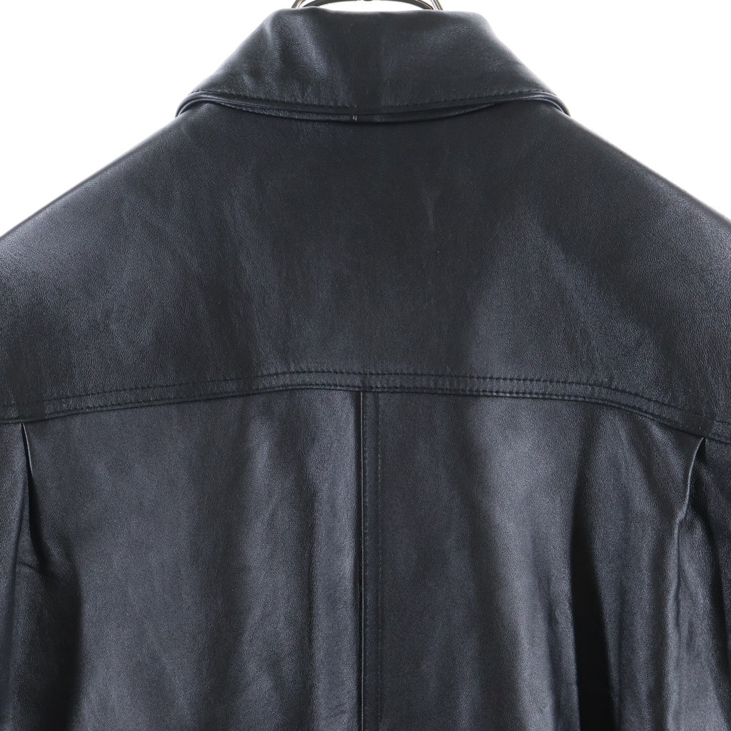 Levi's(リーバイス) Premium Black Type II Trucker Leather Jacket プレミアム ブラック タイプII トラッカー レザージャケット