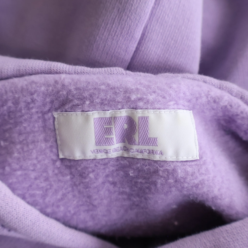ERL(イーアールエル) SWIRL HOODIE パッチワーク プルオーバー パーカー ピンク ERL04-P004