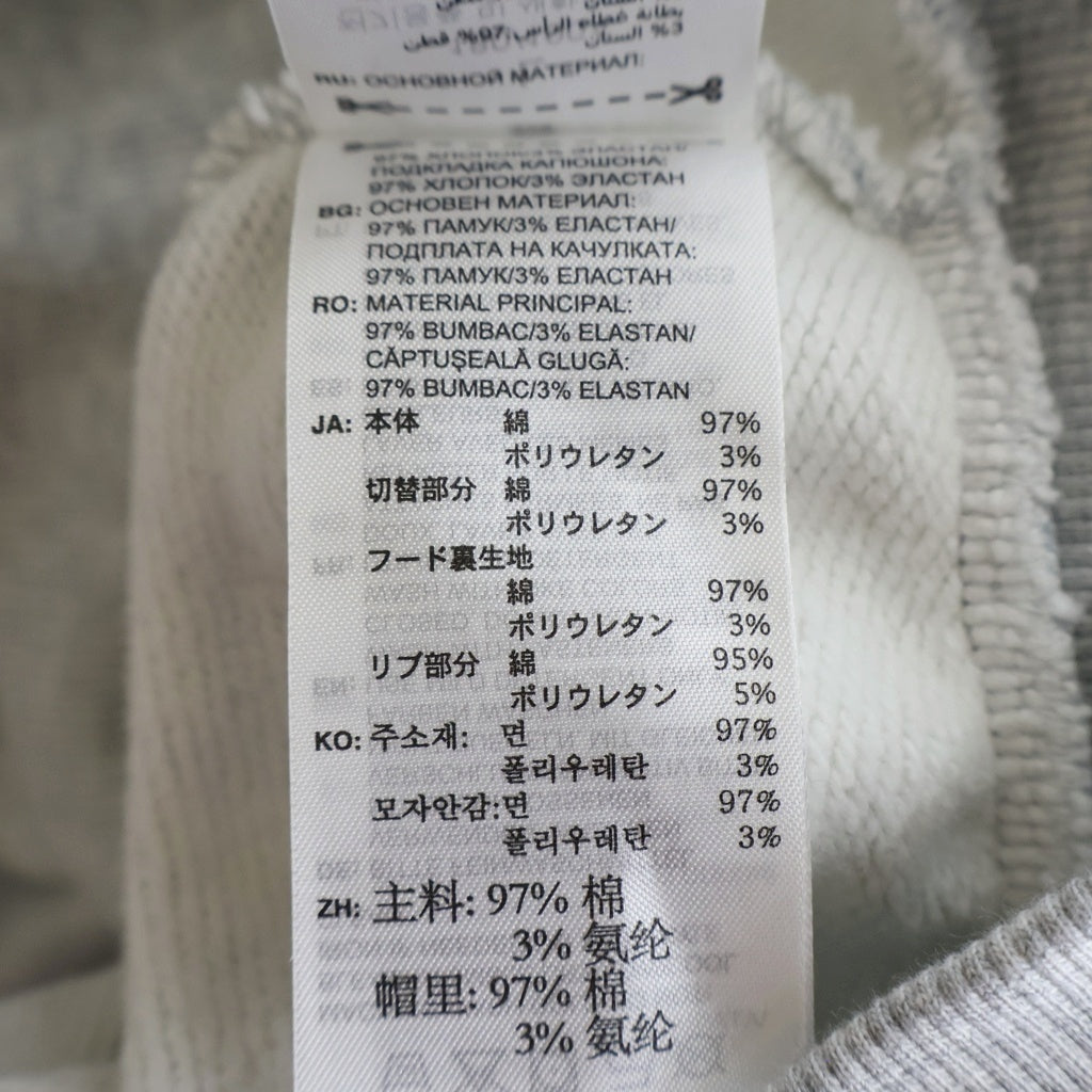adidas(アディダス) ×WILLY CHAVARRIA FULL ZIP LOGO HOODIE 両面刺繍 ジップアップパーカー フーディー グレー KV2250