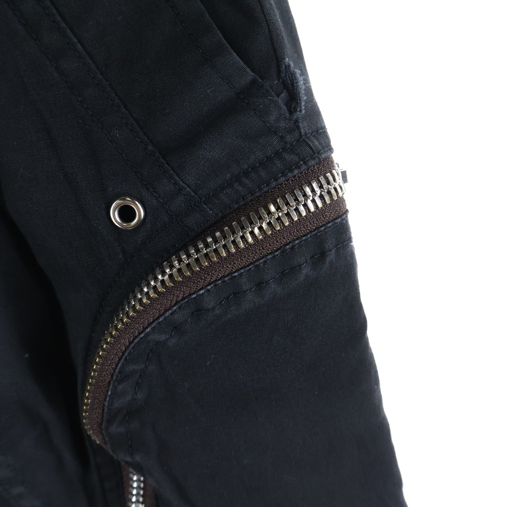 Rick Owens(リックオウエンス) 20AW BAUHAUS CARGO PANTS バウハウス カーゴパンツ ブラック RU20F3377ーTE