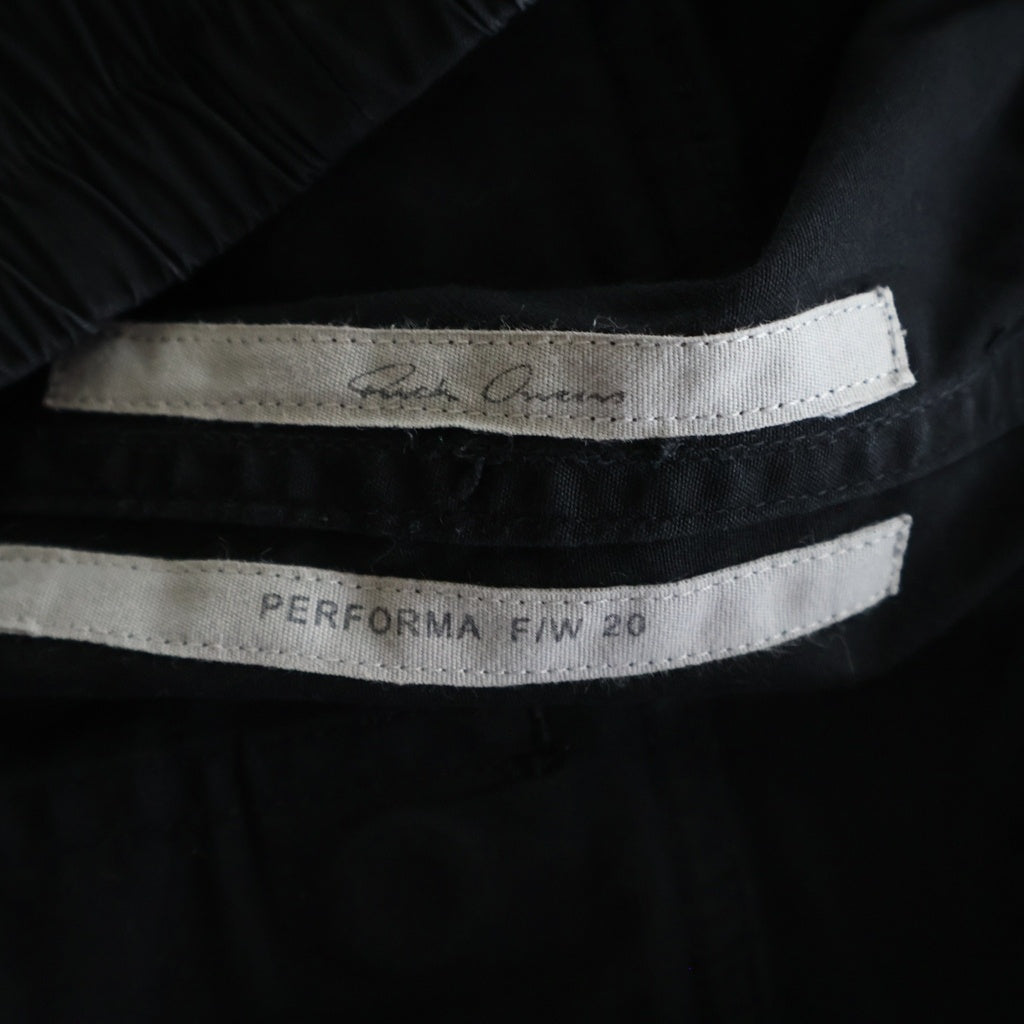 Rick Owens(リックオウエンス) 20AW BAUHAUS CARGO PANTS バウハウス カーゴパンツ ブラック RU20F3377ーTE