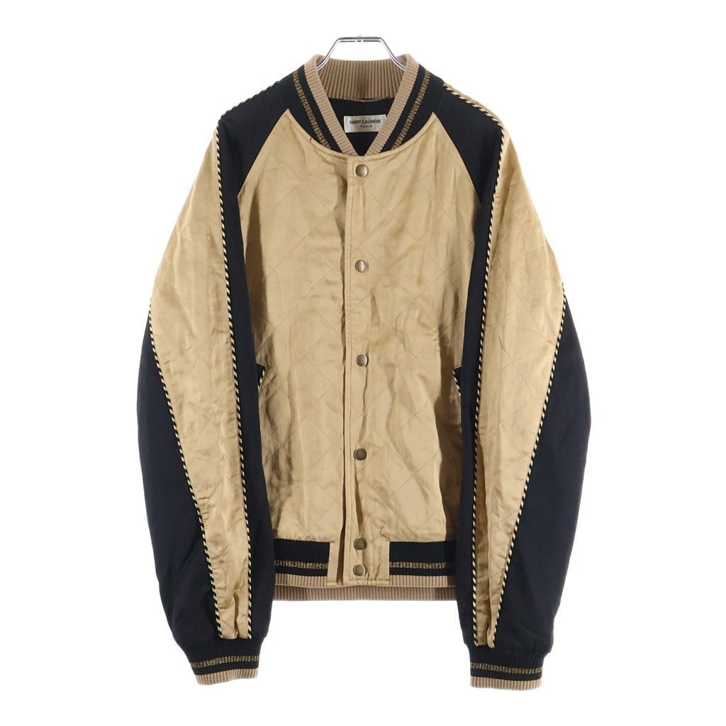 SAINT LAURENT PARIS(サンローランパリ) TEDDY テディジャケット ブルゾン ゴールド 643883