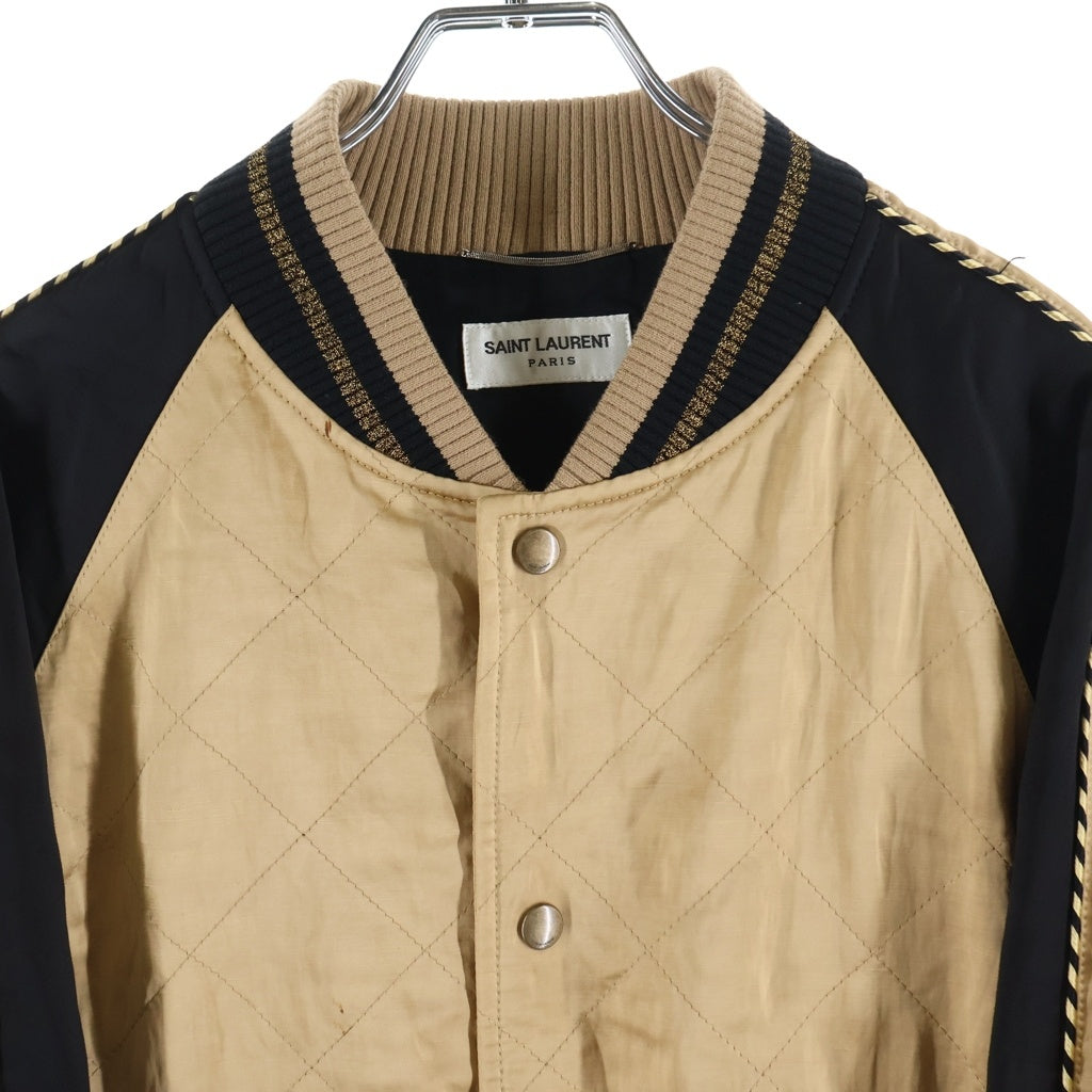 SAINT LAURENT PARIS(サンローランパリ) TEDDY テディジャケット ブルゾン ゴールド 643883
