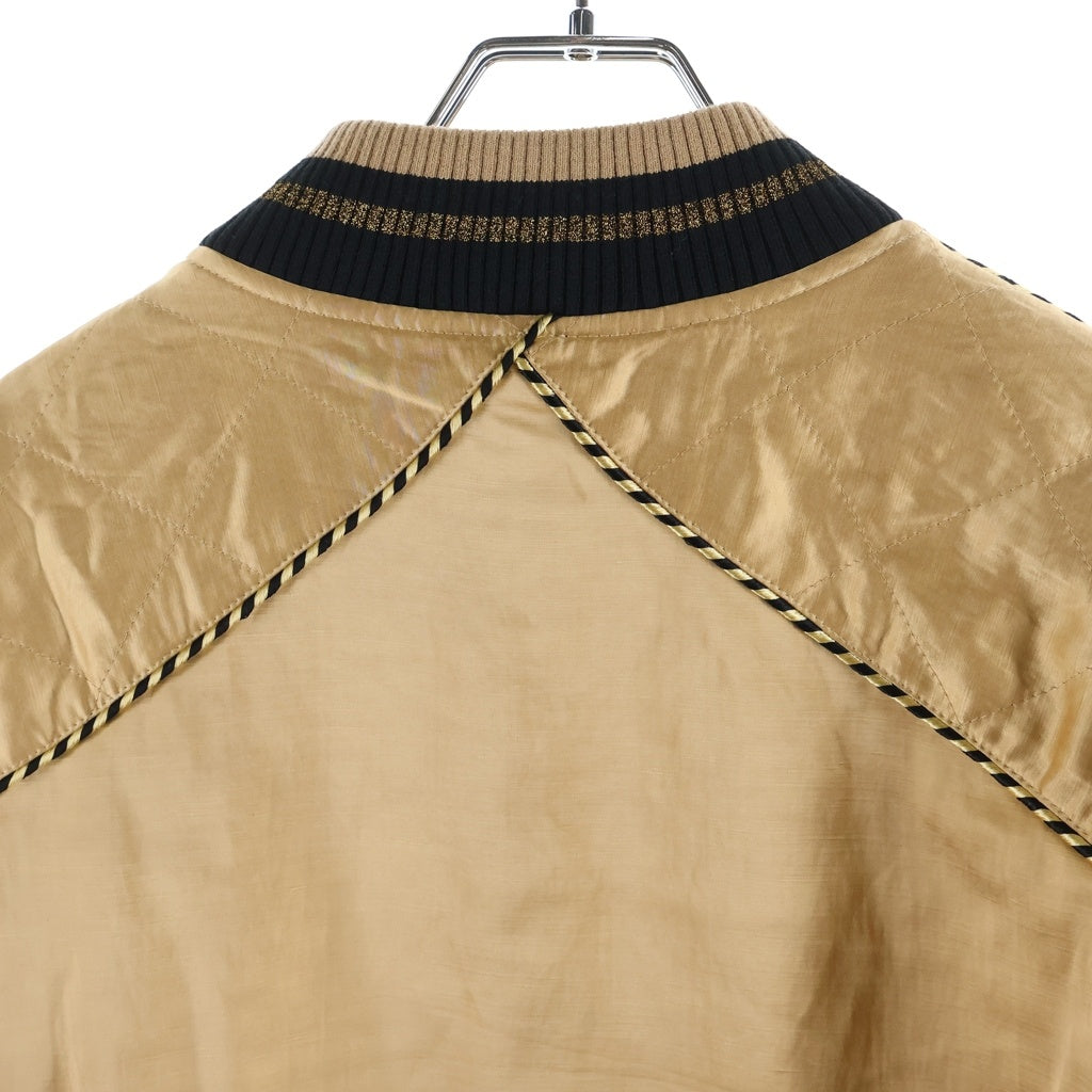 SAINT LAURENT PARIS(サンローランパリ) TEDDY テディジャケット ブルゾン ゴールド 643883