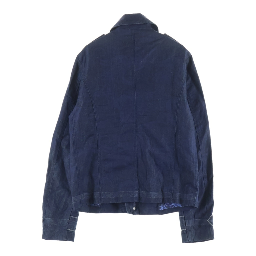 ETRO(エトロ) ペイズリー総柄 デニムジャケット インディゴ 171-1S638-1263