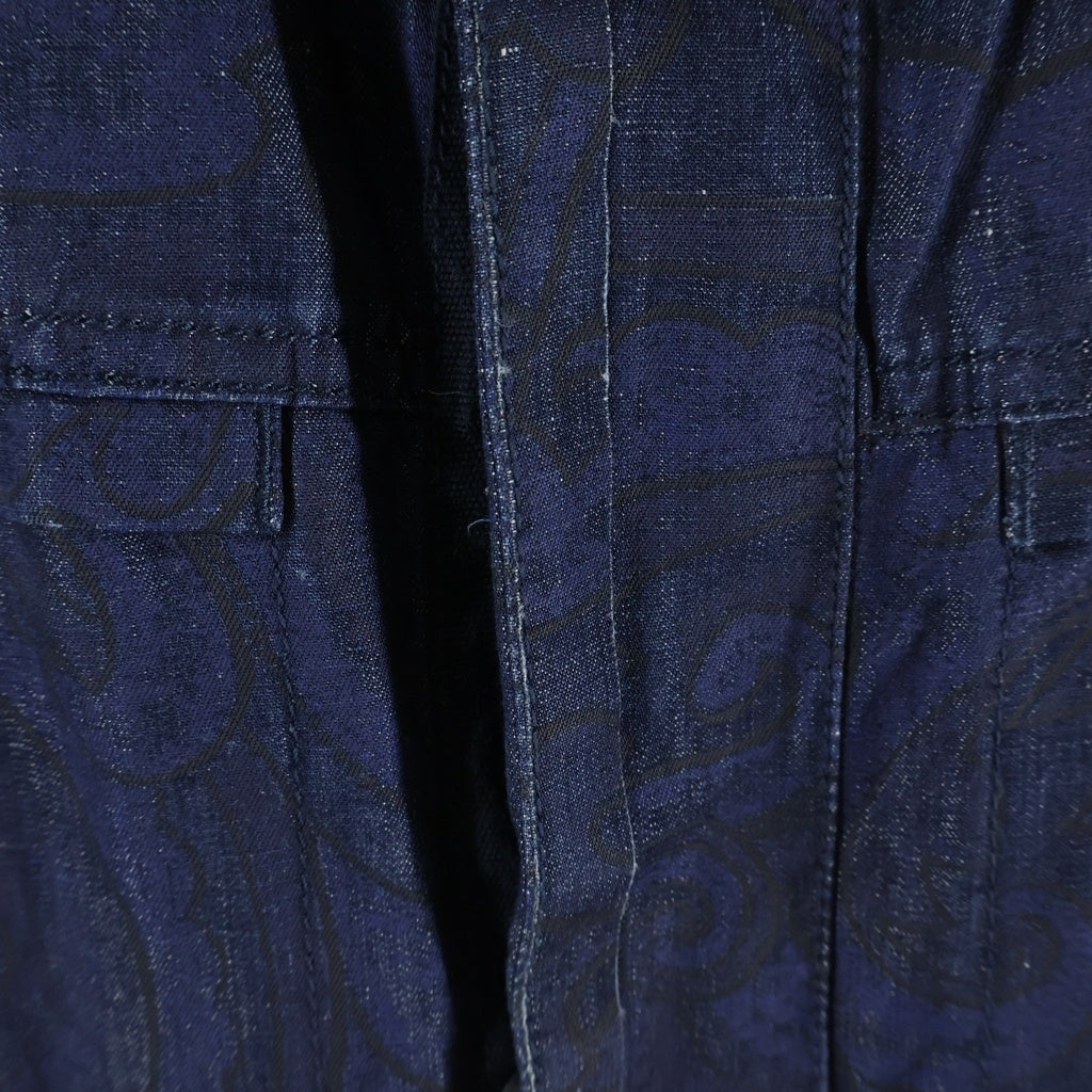 ETRO(エトロ) ペイズリー総柄 デニムジャケット インディゴ 171-1S638-1263