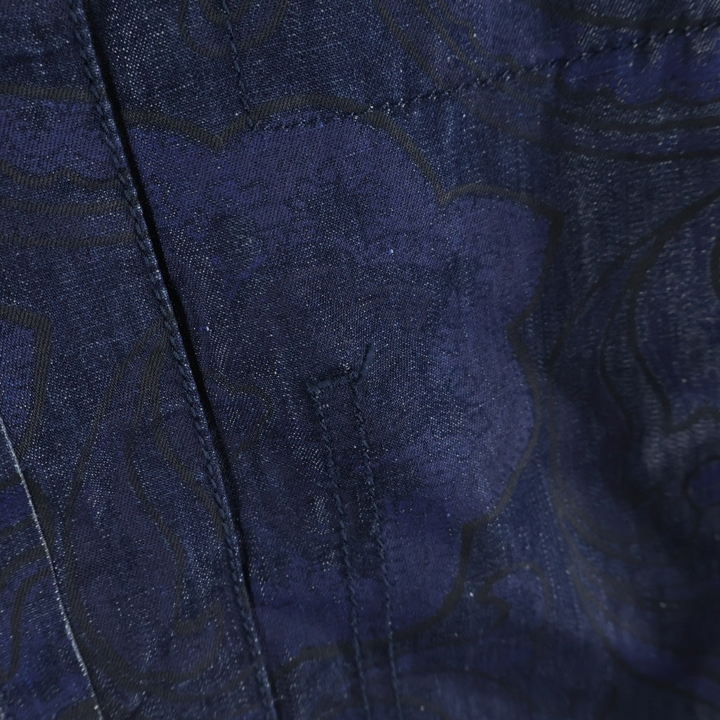 ETRO(エトロ) ペイズリー総柄 デニムジャケット インディゴ 171-1S638-1263
