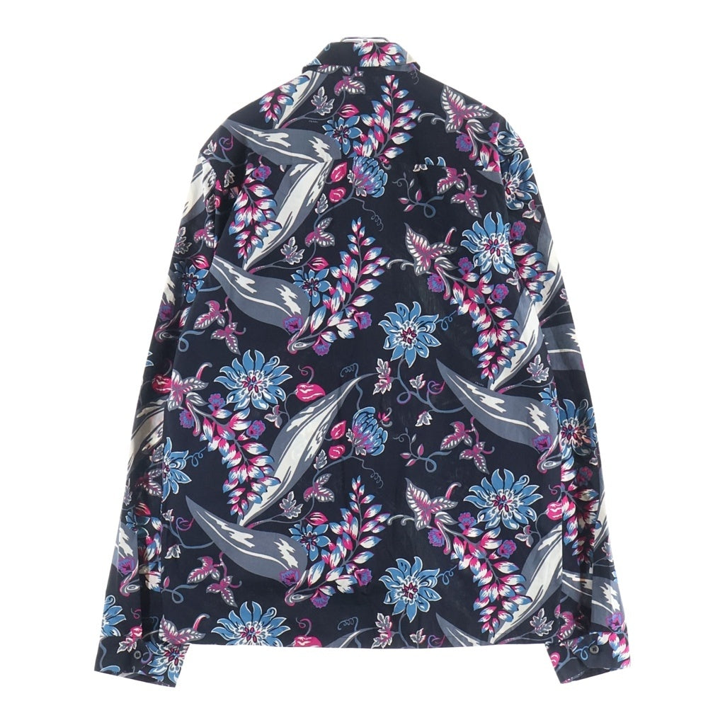 PRADA(プラダ) フラワー総柄 コットン 長袖シャツ マルチ