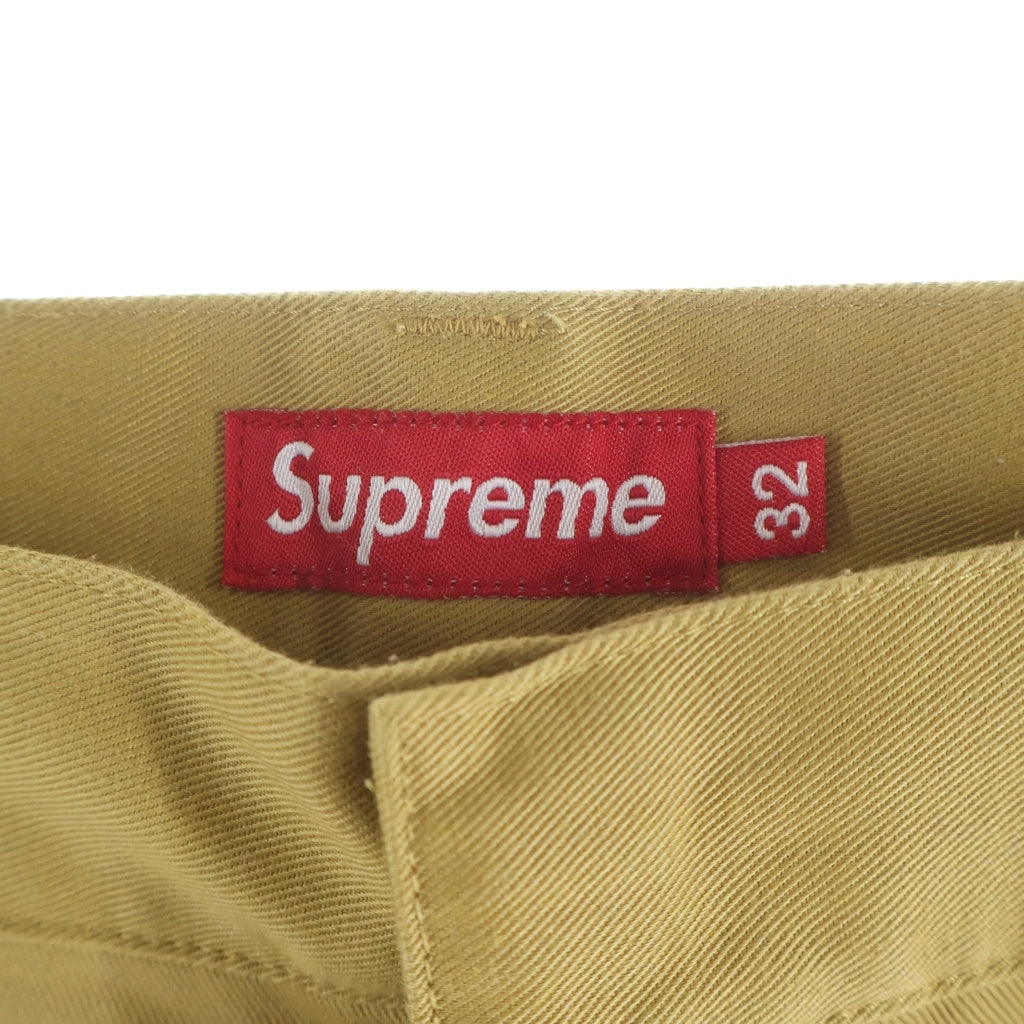 SUPREME(シュプリーム) Work Pants ワークパンツ イエロー