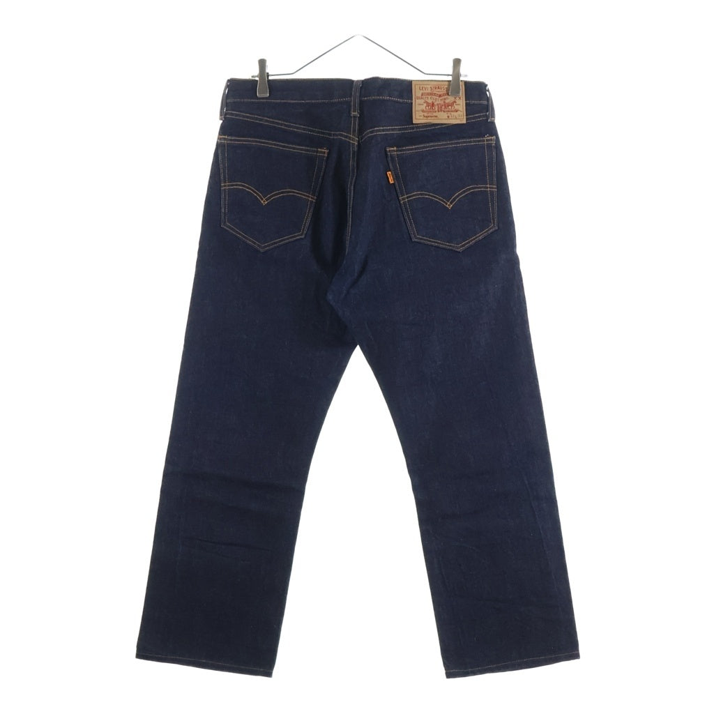 SUPREME(シュプリーム) 12AW ×Levis 505 Leopard Denim Jeans レオパード デニムジーンズ インディゴ PC9-00505-1001