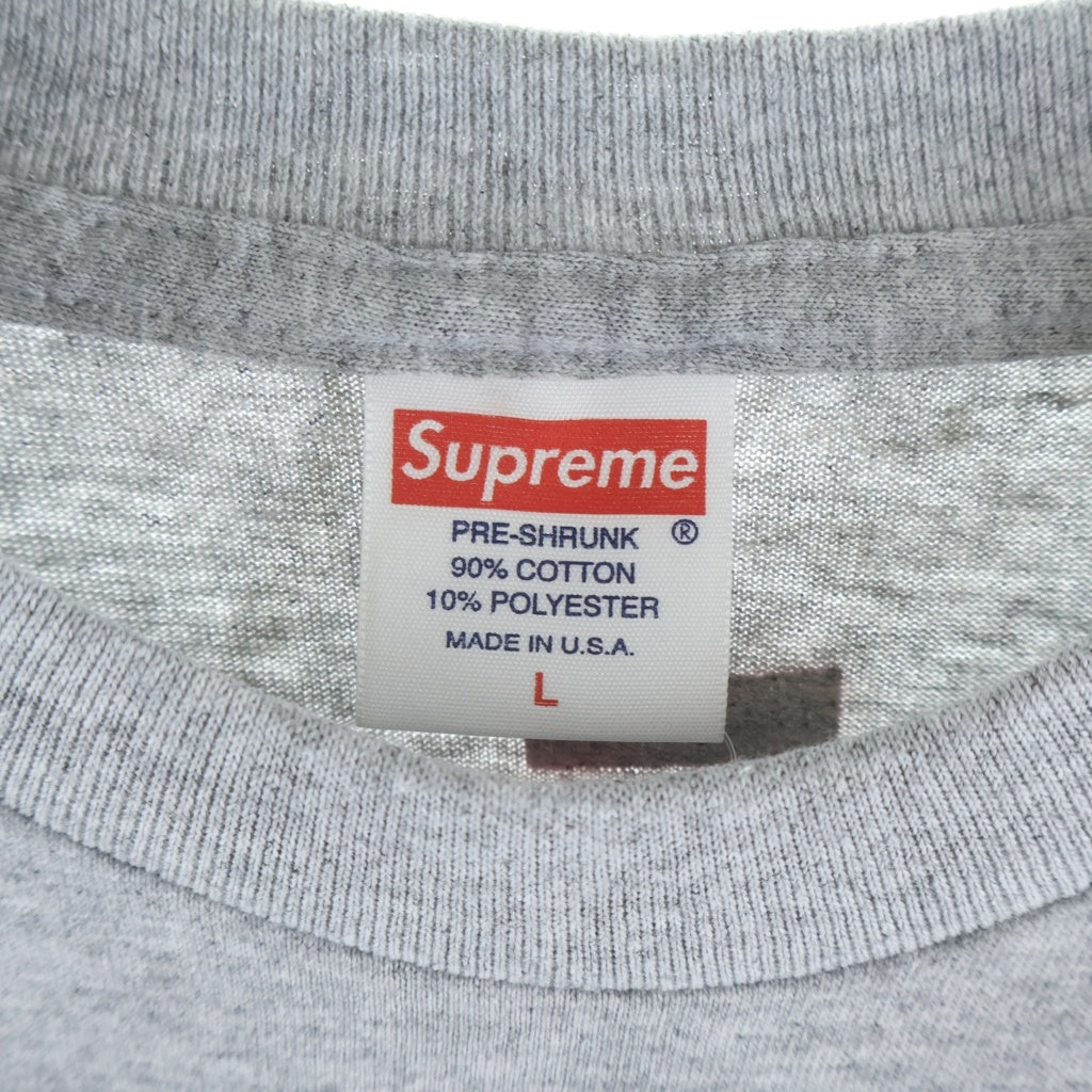 SUPREME(シュプリーム) 09SS ×John Coltrane Blue Train Session Tee ジョン・コルトレーン・ブルートレイン・セッション クルーネック半袖Tシャツカットソー グレー