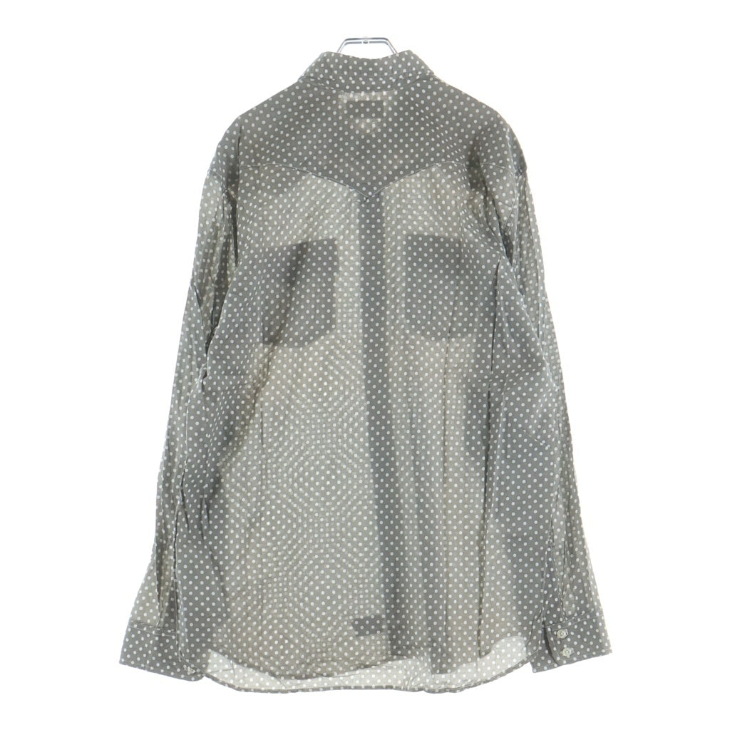 SUPREME(シュプリーム) 12AW ×Levis Western Shirt リーバイス ウェスタン 長袖シャツ グレー
