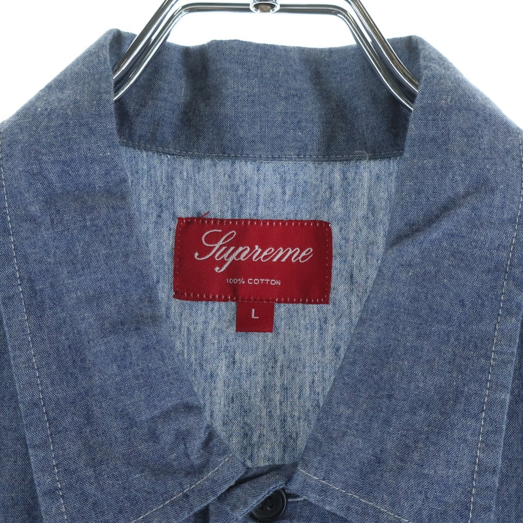 SUPREME(シュプリーム) Chambray Shirt シャンブレーシャツ インディゴ