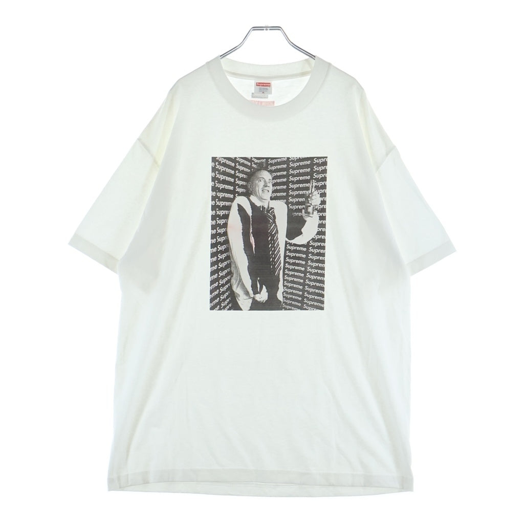 SUPREME(シュプリーム) 10AW John Lydon Tee ジョン・ライドン フロントフォトプリント 半袖Tシャツ カットソー ホワイト