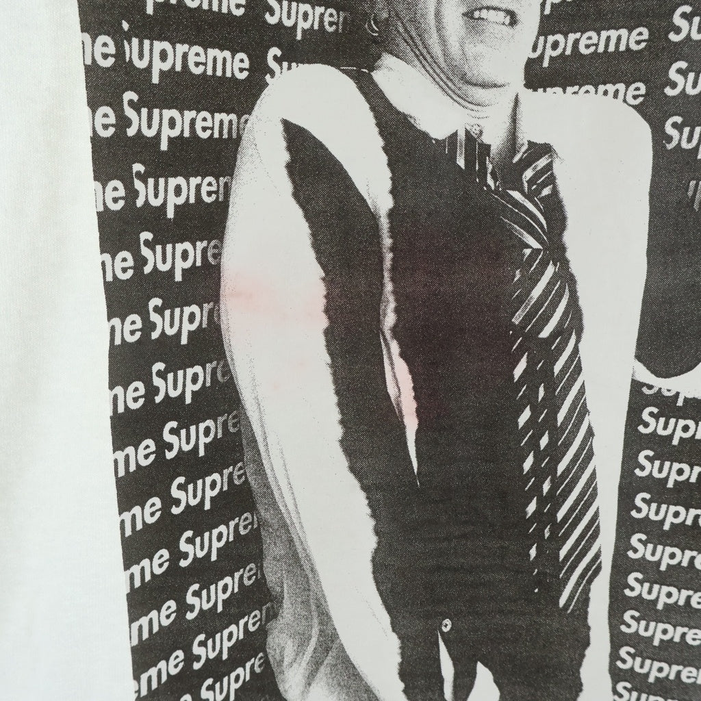 SUPREME(シュプリーム) 10AW John Lydon Tee ジョン・ライドン フロントフォトプリント 半袖Tシャツ カットソー ホワイト