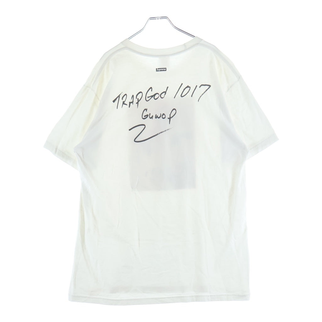 SUPREME(シュプリーム) 16AW Gucci Mane Tee グッチ・メイン フロントフォトプリント 半袖Tシャツ カットソー ホワイト