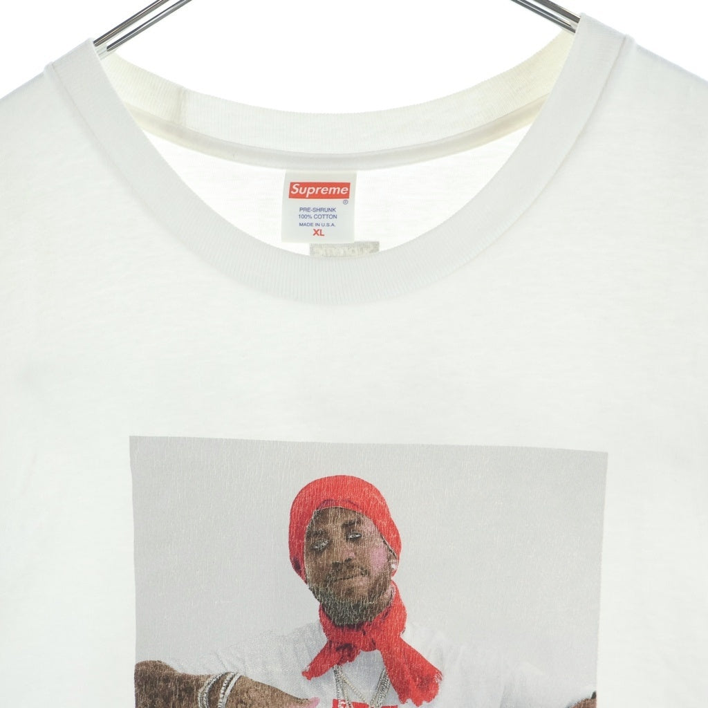 SUPREME(シュプリーム) 16AW Gucci Mane Tee グッチ・メイン フロントフォトプリント 半袖Tシャツ カットソー ホワイト