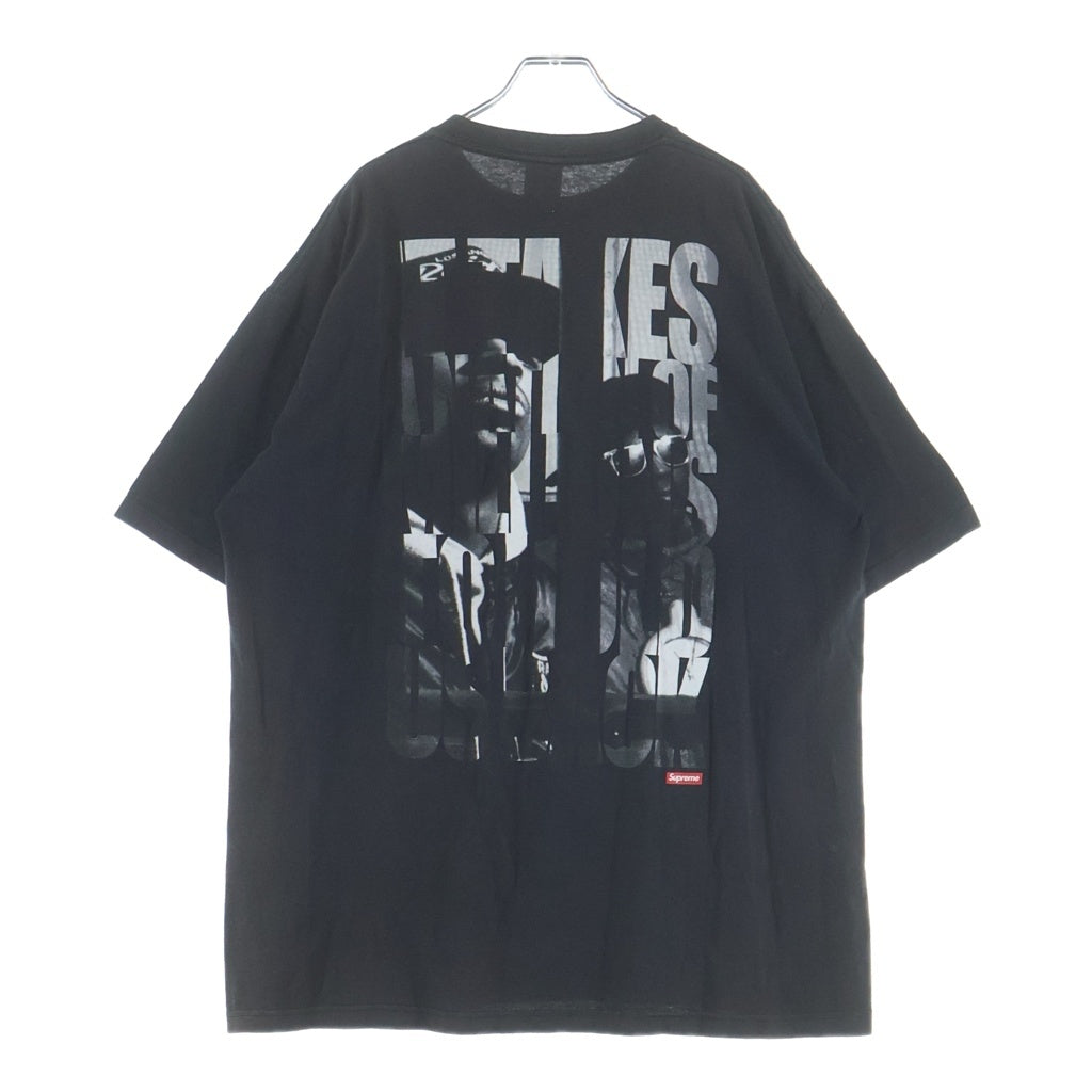 SUPREME(シュプリーム) 06SS Public Enemy Tee パブリックエネミー 両面プリント 半袖Tシャツ カットソー ブラック