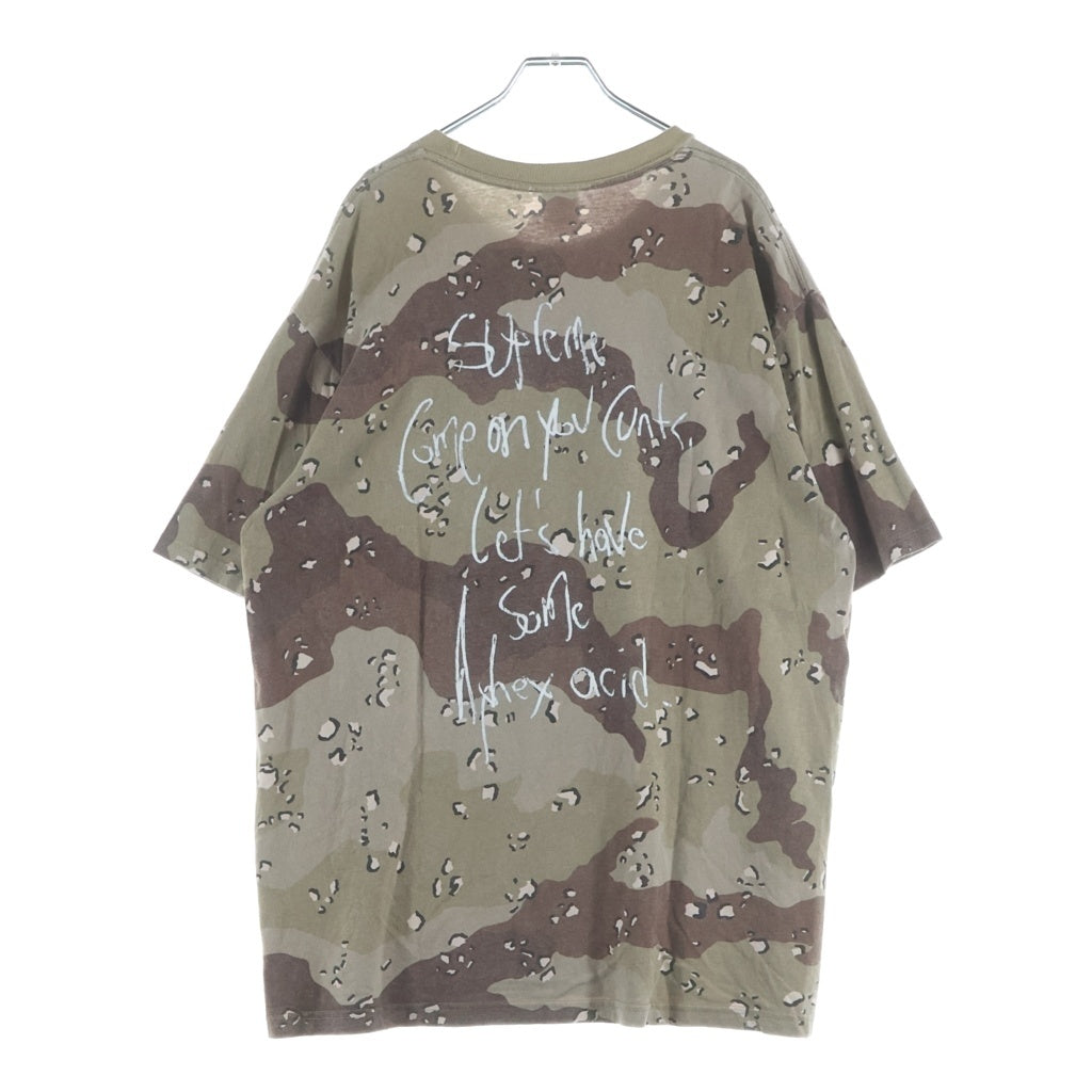 SUPREME(シュプリーム) 25SS ×Aphex Twin Windowlicker Tee エイフェックス ツイン ウィンドウリッカー フロントフォトプリント カモ柄 半袖Tシャツ カットソー カーキ