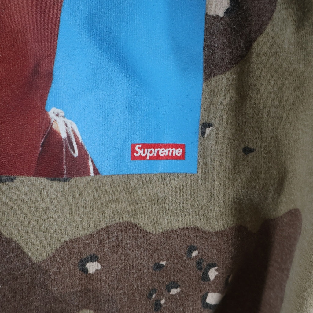 SUPREME(シュプリーム) 25SS ×Aphex Twin Windowlicker Tee エイフェックス ツイン ウィンドウリッカー フロントフォトプリント カモ柄 半袖Tシャツ カットソー カーキ