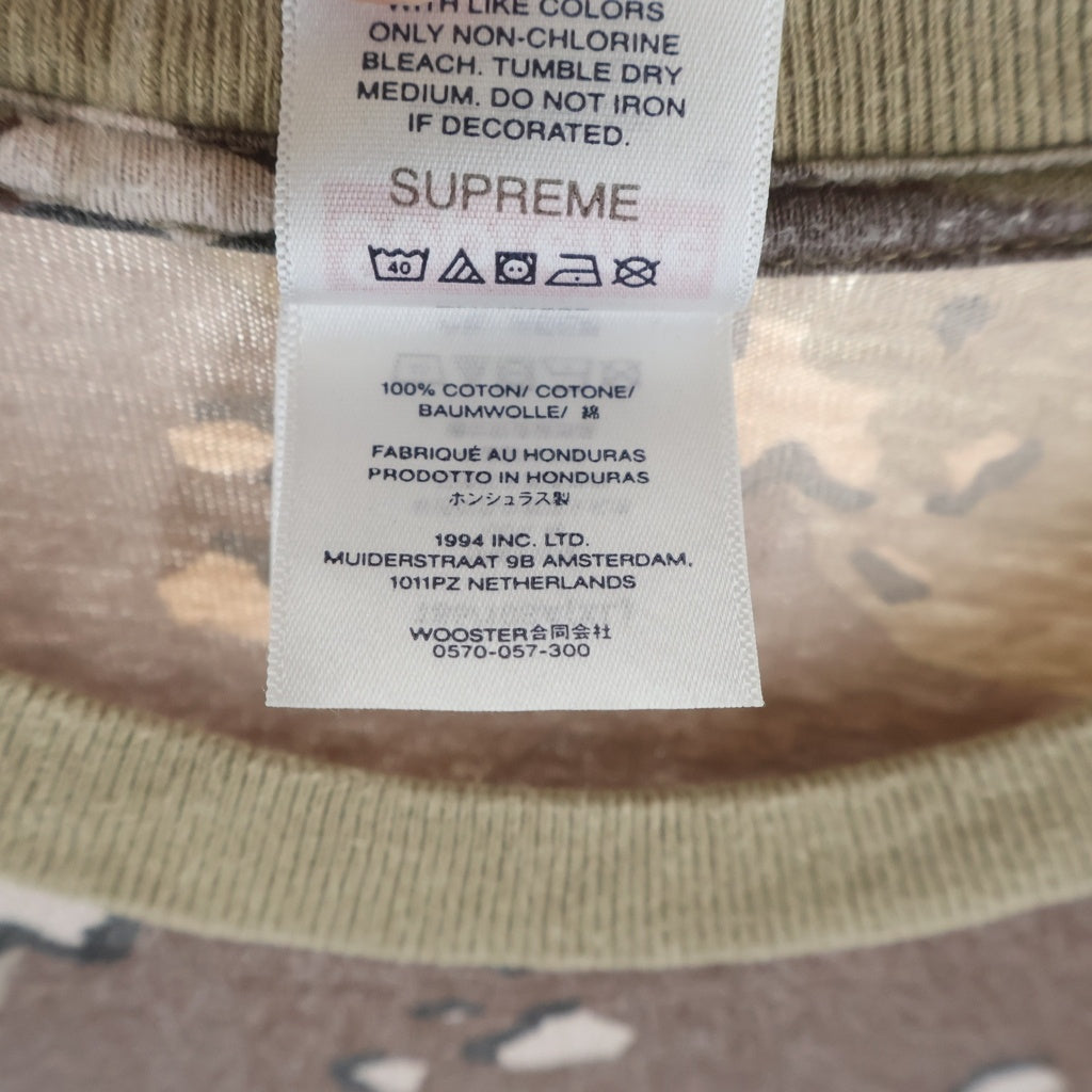 SUPREME(シュプリーム) 25SS ×Aphex Twin Windowlicker Tee エイフェックス ツイン ウィンドウリッカー フロントフォトプリント カモ柄 半袖Tシャツ カットソー カーキ