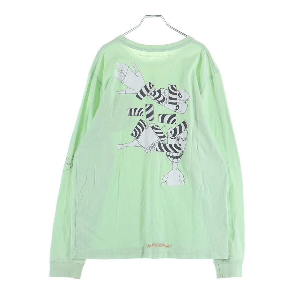 CHROME HEARTS(クロムハーツ) ×MATTY BOY PPO SEAFORM GRN マッティボーイ シーフォームグリーン クルーネック ロングスリーブTシャツ カットソー ライムグリーン