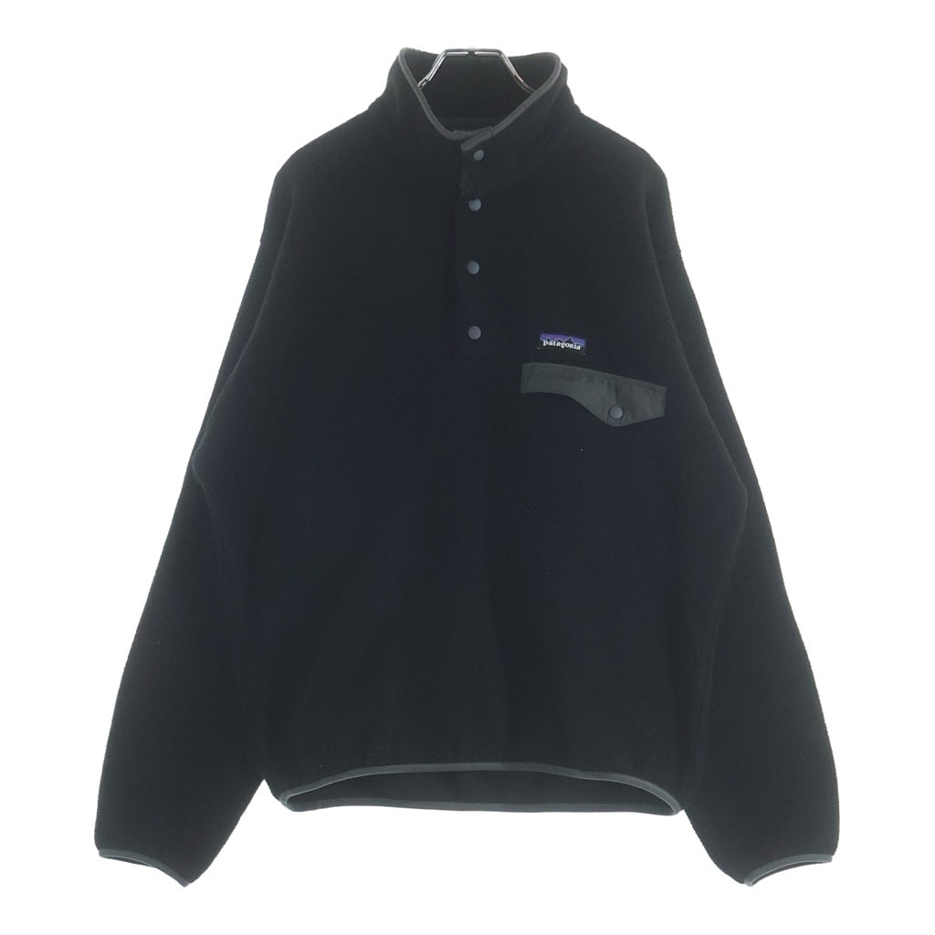 PATAGONIA(パタゴニア) 19AW Synchilla Snap-T シンチラ スナップT ハーフボタン フリース ジャケット ブラック 25580